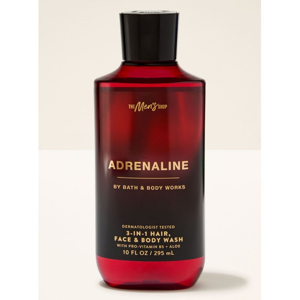 Bath & Body Works Men's Adrenaline 3-in-1 Body Wash 10oz NEW RARE